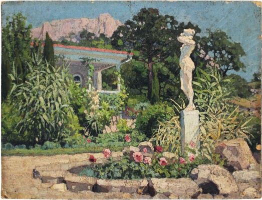 Гославский Петр Петрович. В парке Алупки